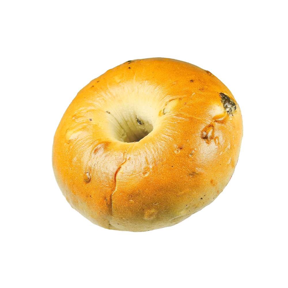 Naturlig sød kanelrosinbagel