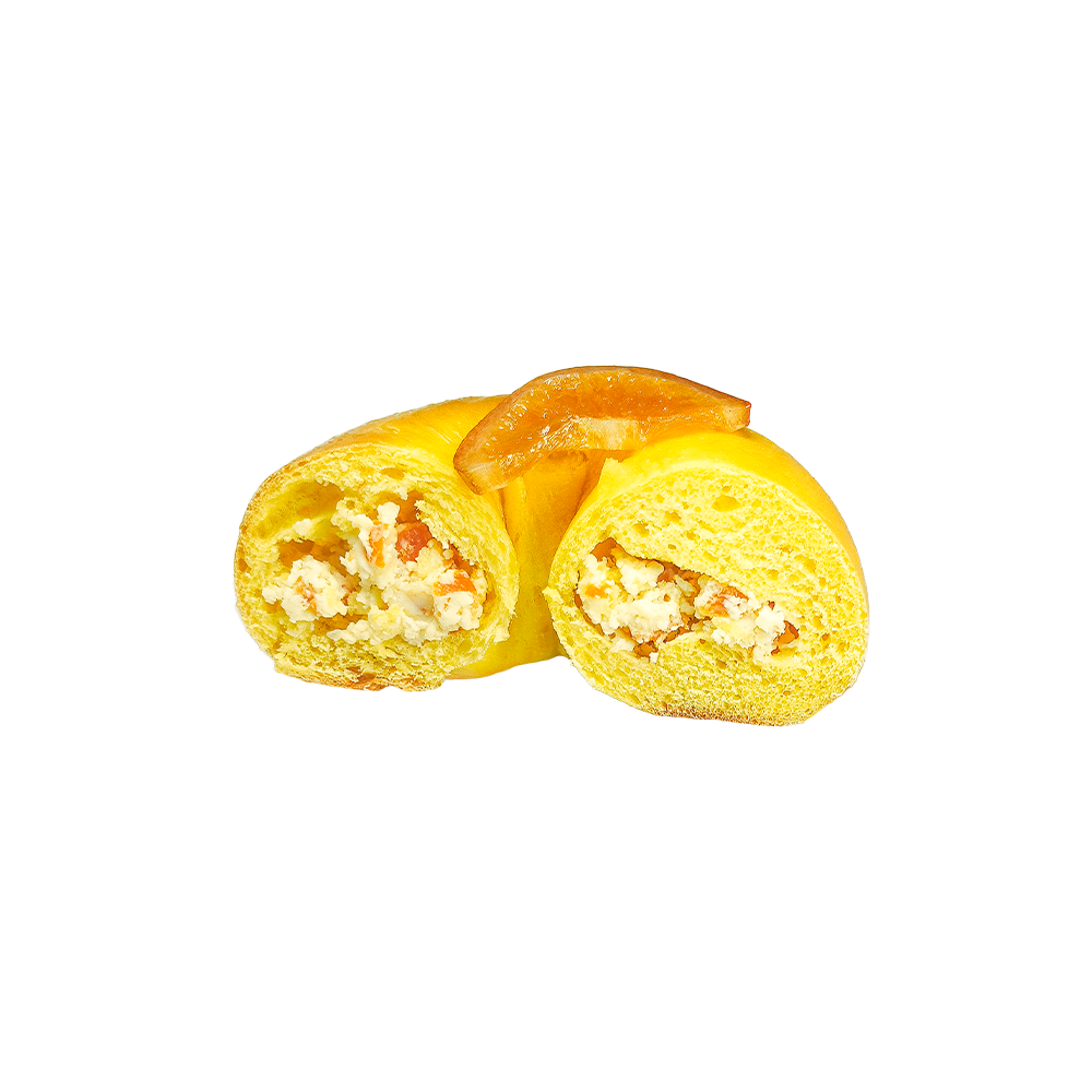 Sød og forfriskende appelsinflødeostbagel Sød og forfriskende appelsinflødeostbagel