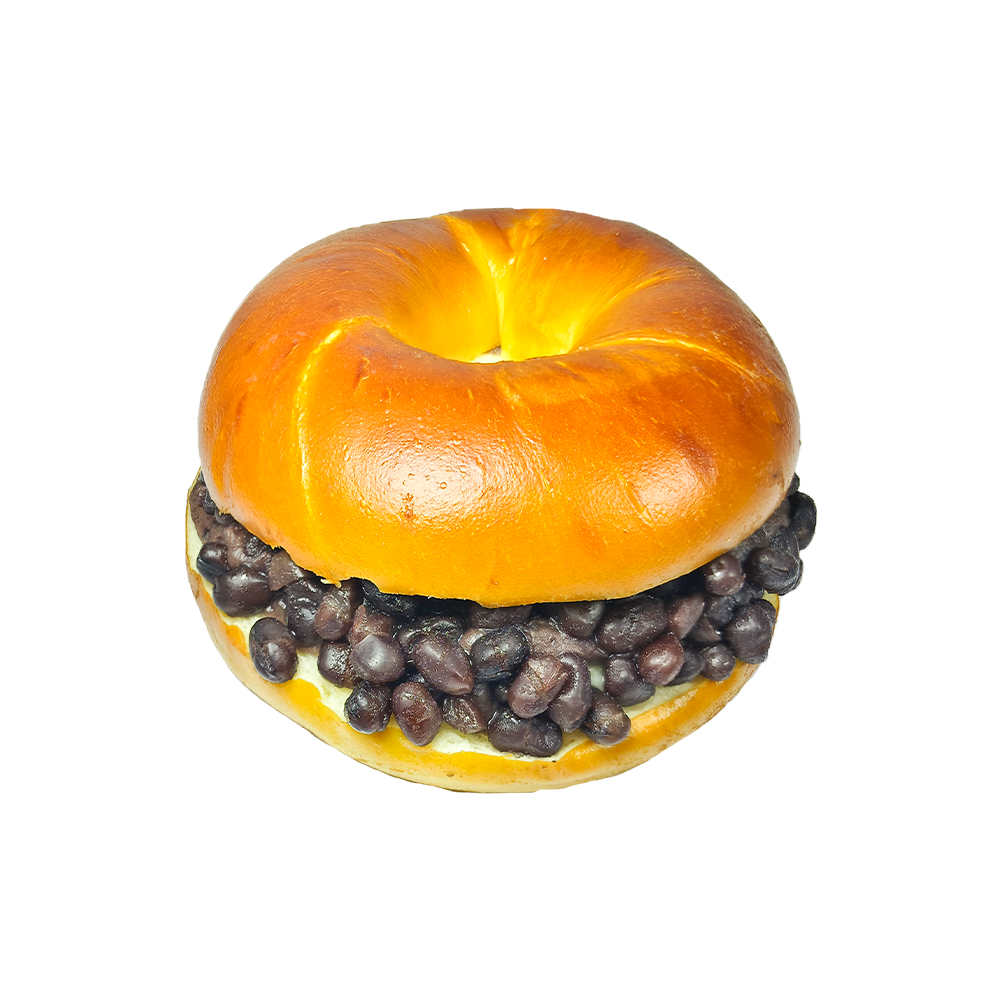 Kringle rødbønneflødeostbagel Kringle rødbønneflødeostbagel