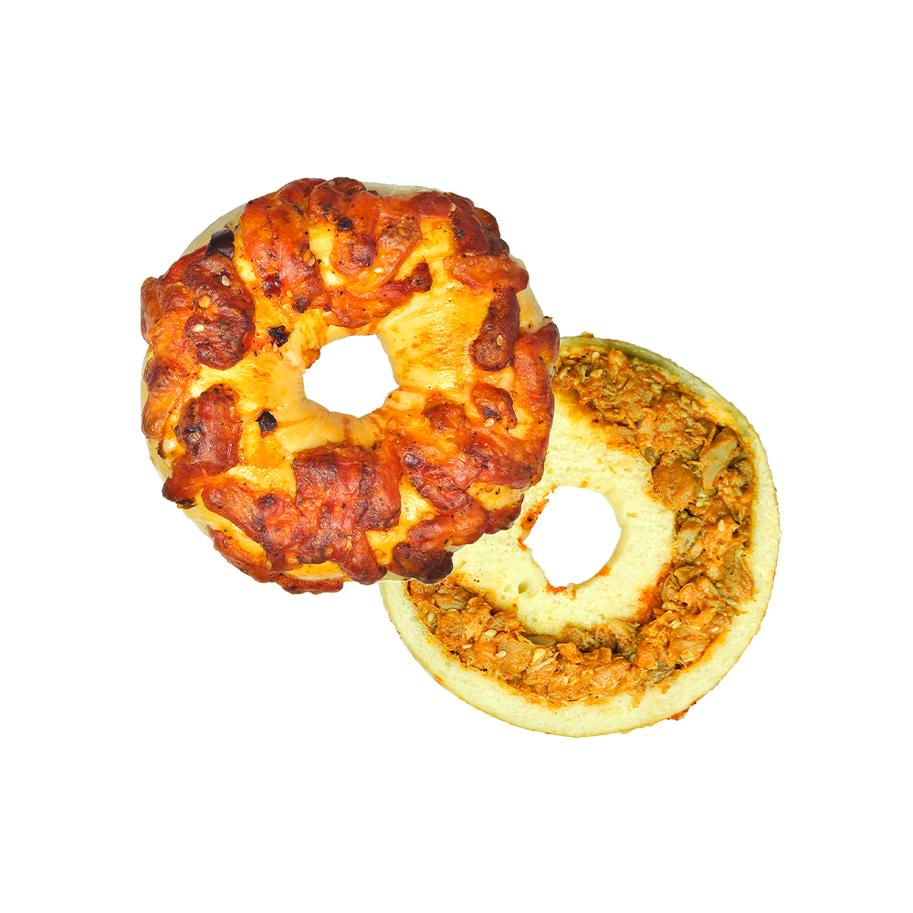 Chewy Bagel Base Teng Pepper Kylling Bagel