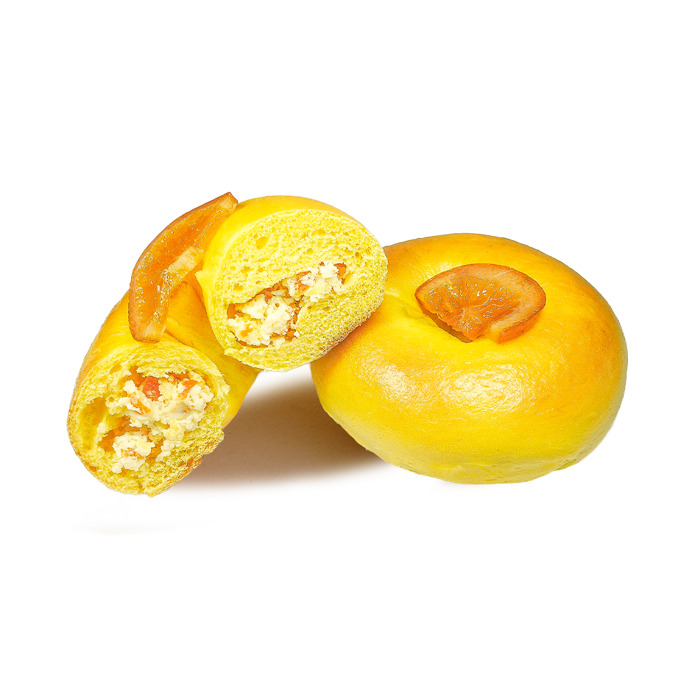 Sød og forfriskende appelsinflødeostbagel Sød og forfriskende appelsinflødeostbagel