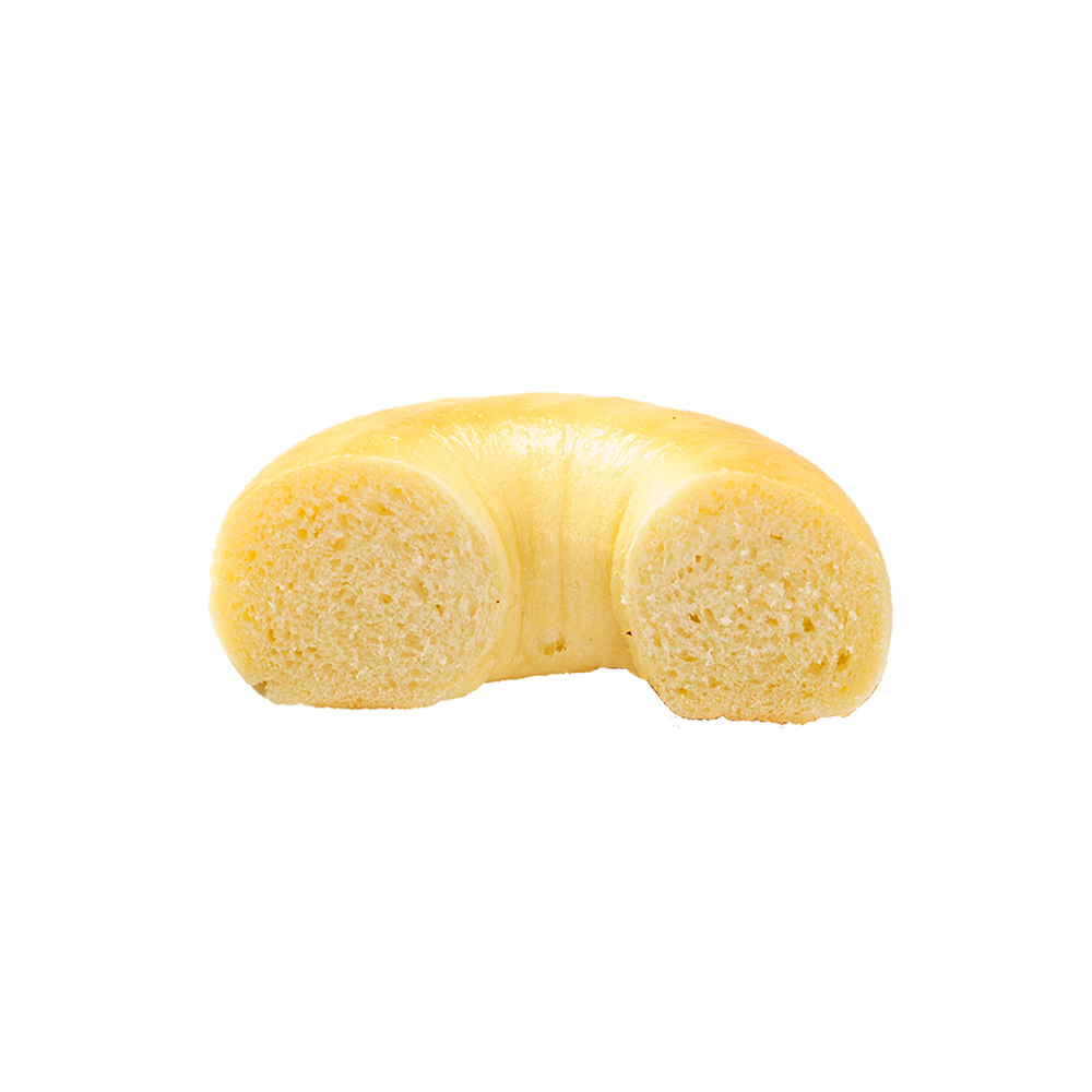 Blank og skør almindelig bagel
